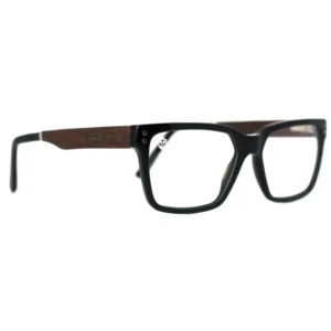 Óculos de Grau de Acetato e Madeira Cason